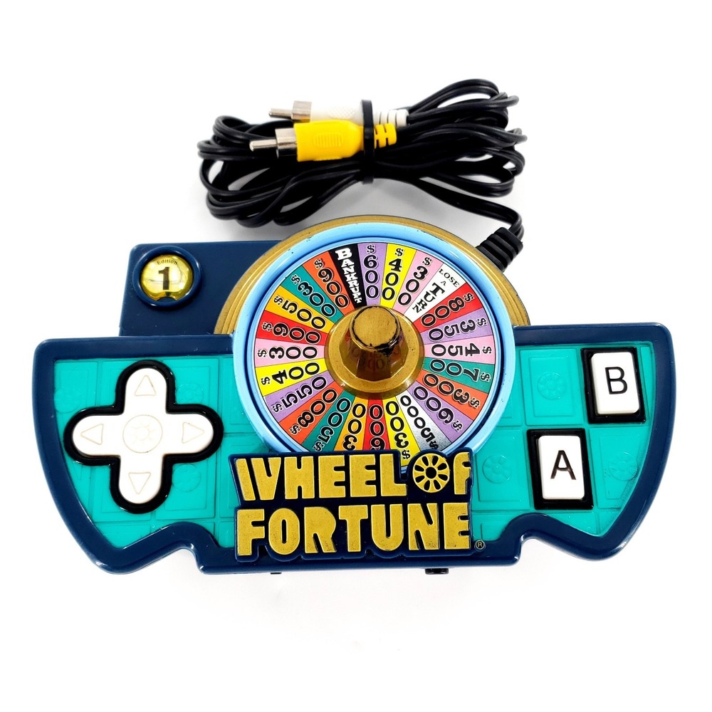 2005 Jakks Pacific Wheel of Fortune Plug & Play TV Game Controller Tested Works